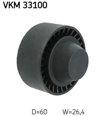 Galet enrouleur de courroie d'accessoire SKF ref. VKM 33100